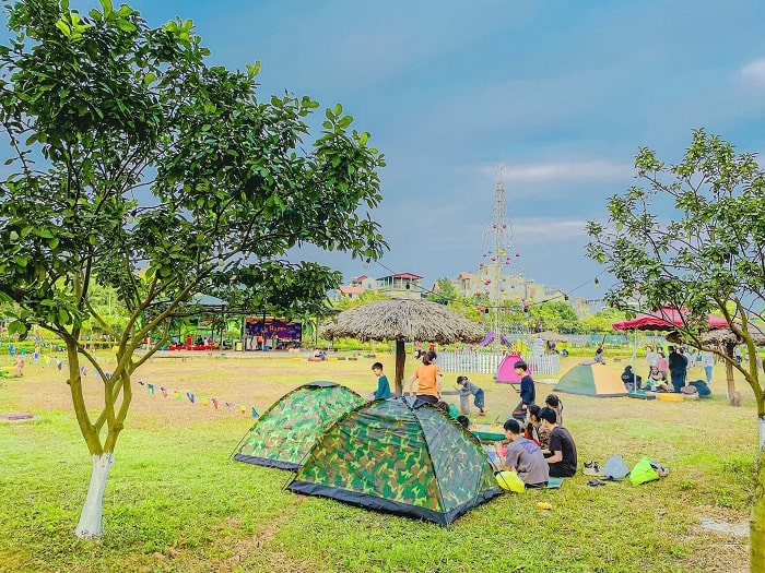khu du lịch Phù Đổng Green Park - cắm trại