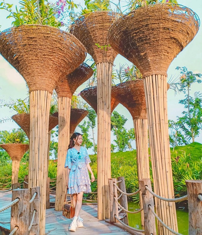 Khu du lịch Mỹ Luông là khu sinh thái đẹp ở miền Nam nổi tiếng