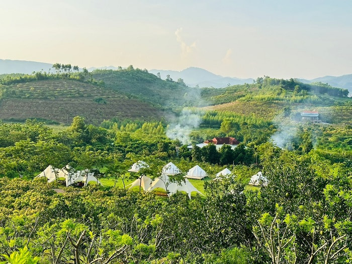 khu sinh thái Hồ Bầu Tiên - vị trí