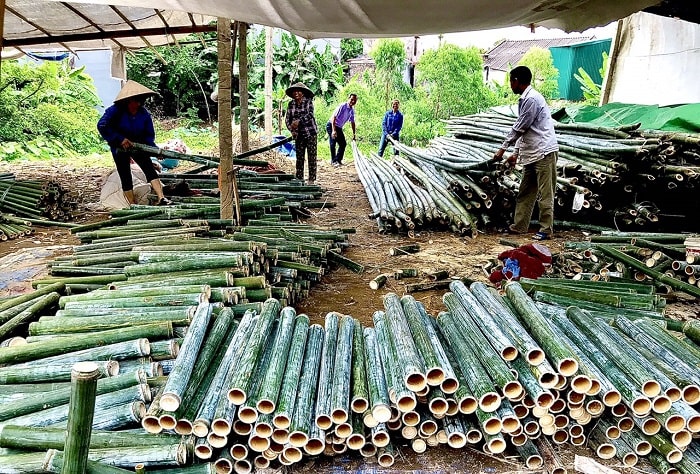 Traditional craft village in Bac Giang - Tang Tien rattan and bamboo weaving