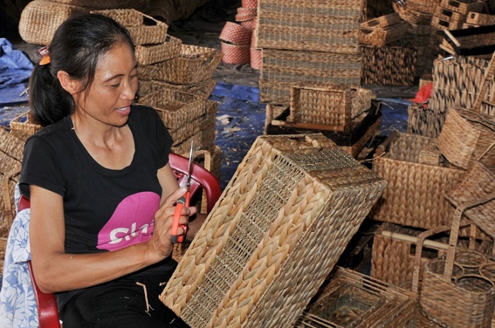 làng nghề truyền thống ở Ninh Bình - mỹ nghệ cói Kim Sơn