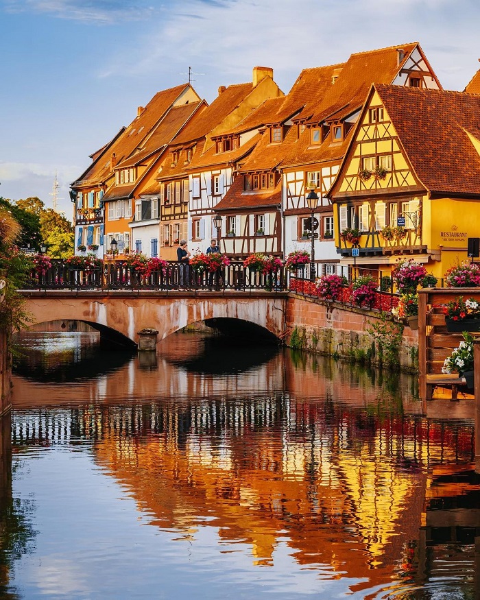 Colmar là ngôi làng đẹp ở châu Âu, có những ngôi nhà nhiều màu sắc