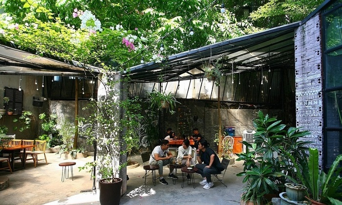 quán cafe đẹp ở Vân Đồn - Green Snow