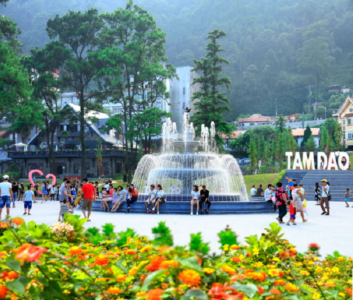 Tam Dao square - location