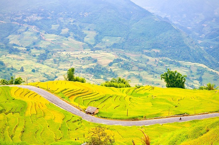 Tây Bắc Việt Nam cũng là nơi có ruộng bậc thang đẹp ở châu Á thu hút nhiều du khách
