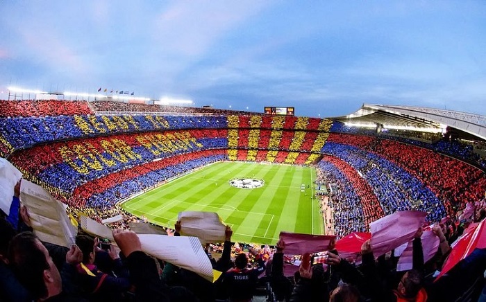 Camp Nou là một trong những sân vận động đẹp nhất thế giới vô cùng nổi tiếng