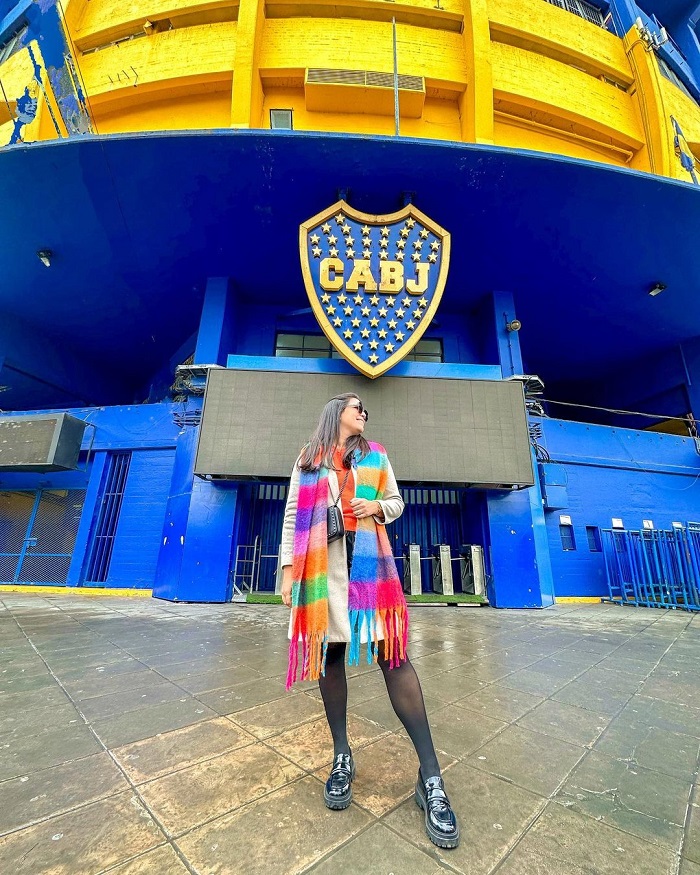 Sân vận động Boca Juniors là điểm tham quan xung quanh bảo tàng Caminito