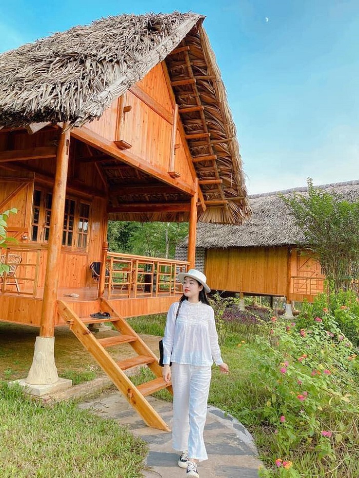 Thác Mơ Ecolodge Lào Cai có những căn bungalow xinh xắn