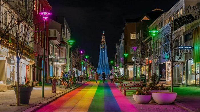 Phố Cầu Vồng du lịch Reykjavik