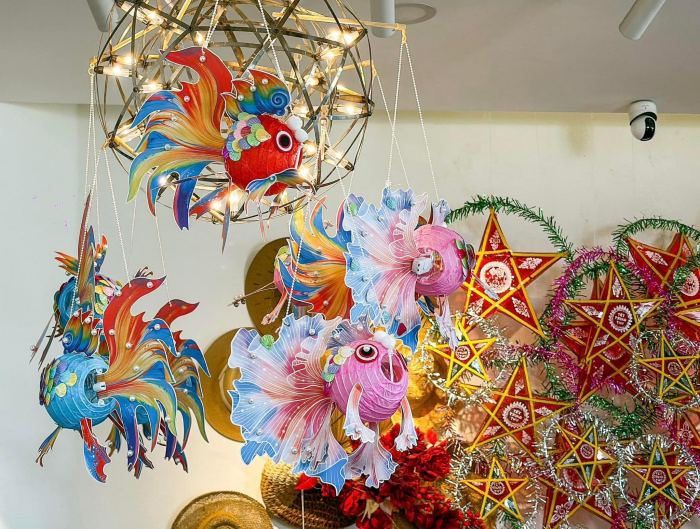 Raj Coffee quán cafe decor trung thu ở Nha Trang 