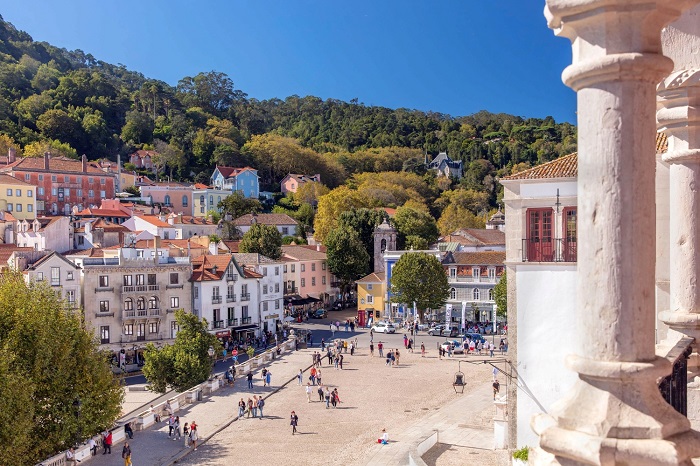 Quảng trường thị trấn Sintra - Du lịch Sintra Bồ Đào Nha