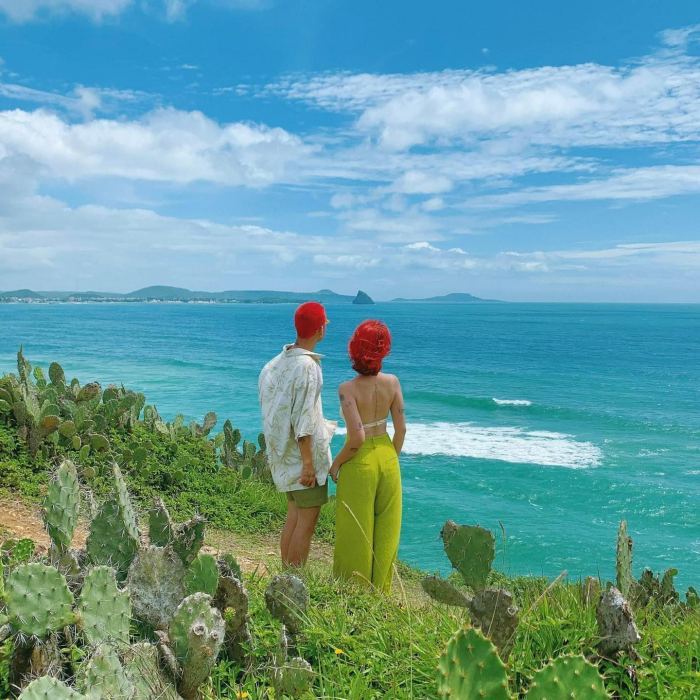  làng chài Phước Đồng Ô Loan gần bãi xép