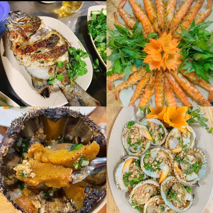 quán hải sản ngon ở Nha Trang Hải sản Nhà Tôi - Ngô Quyền 