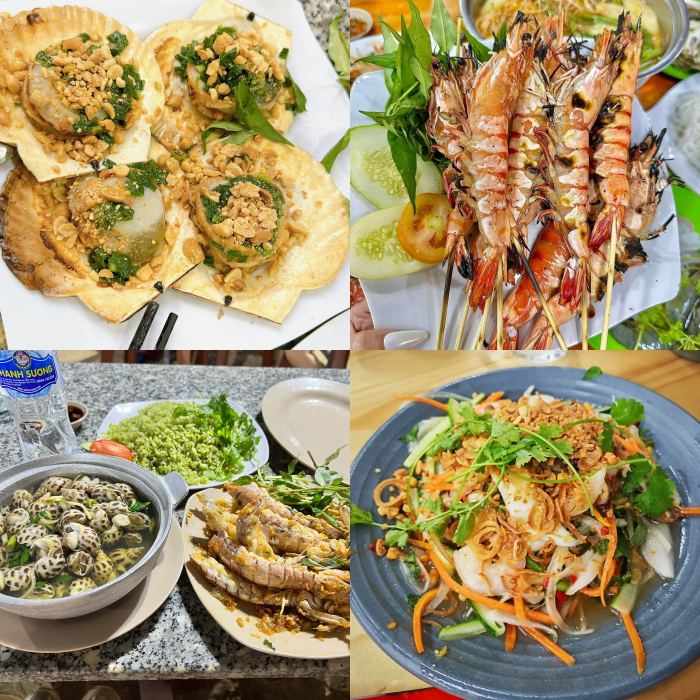 quán hải sản ngon ở Nha Trang  Hải sản Thanh Sương 