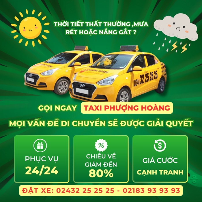 các hãng taxi ở Hoà Bình - Taxi Phượng Hoàng
