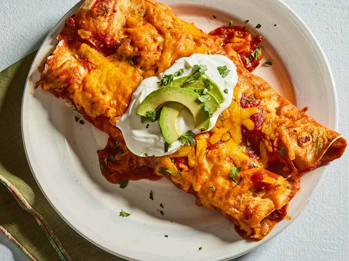Các món ăn truyền thống Mexico -enchiladas