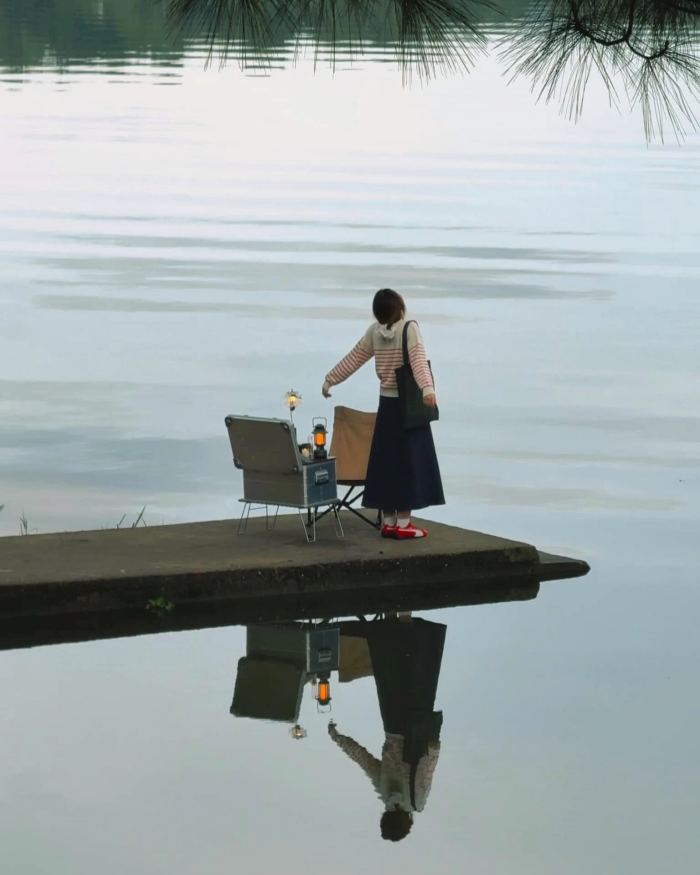 Cầu tàu vô cực hồ Tuyền Lâm