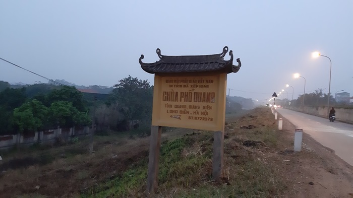 chùa Phổ Quang Hà Nội - vị trí