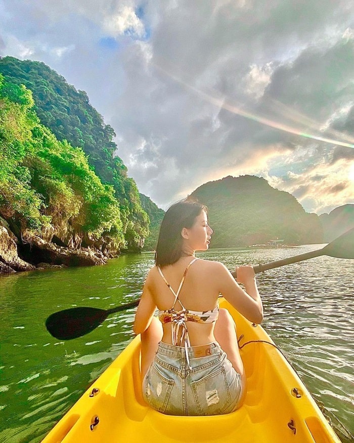 đảo Cát Ông Hải Phòng - Chèo kayak