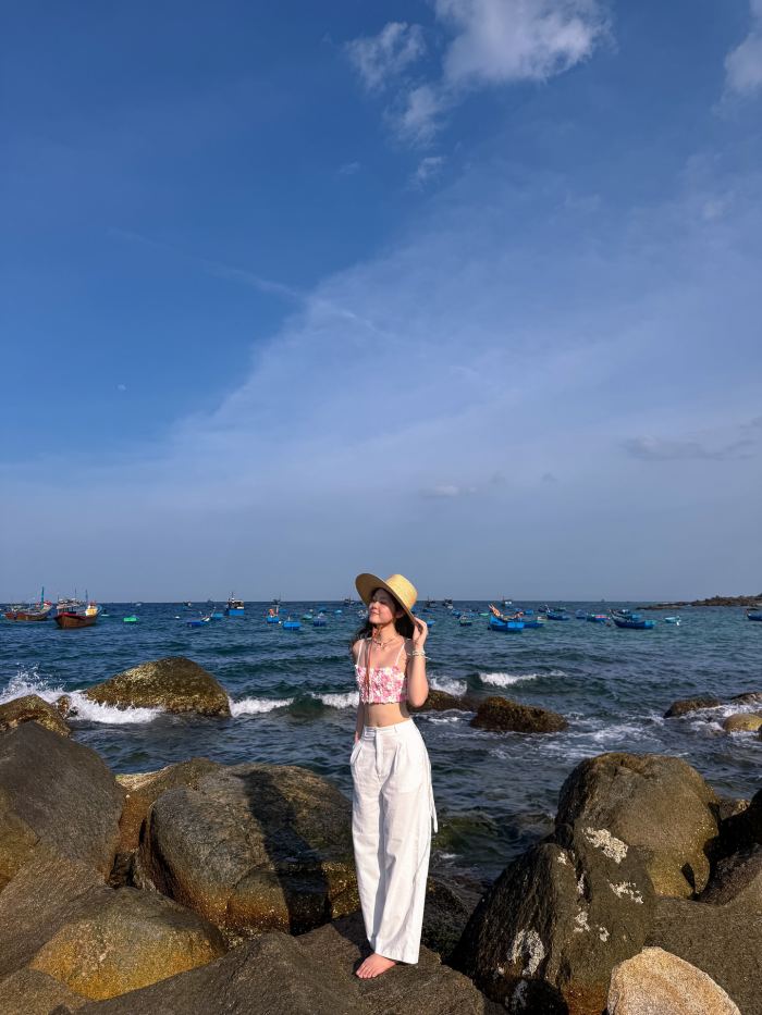 Làng chài Phước Đồng Ô Loan mùa du lịch