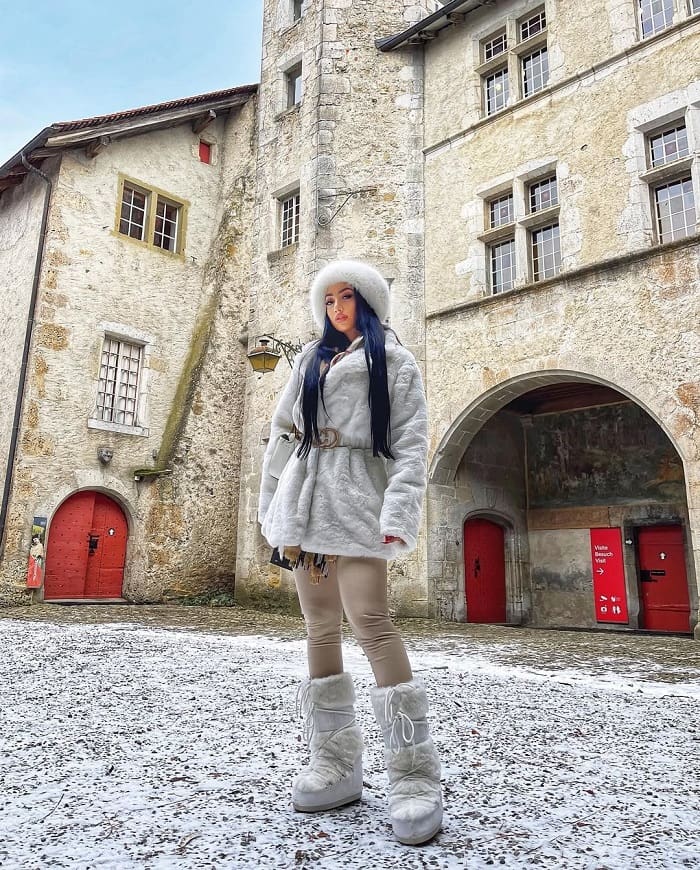 Check in lâu đài Gruyeres Thụy Sĩ