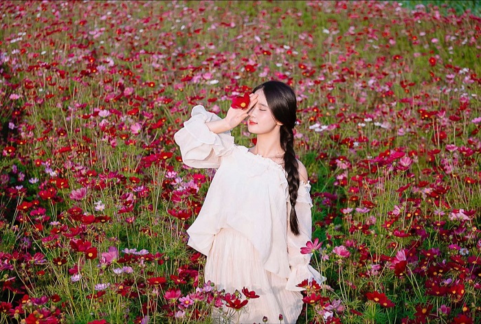 Mộc Hoa Garden Mộc Châu đẹp như một bối cảnh phim cổ tích