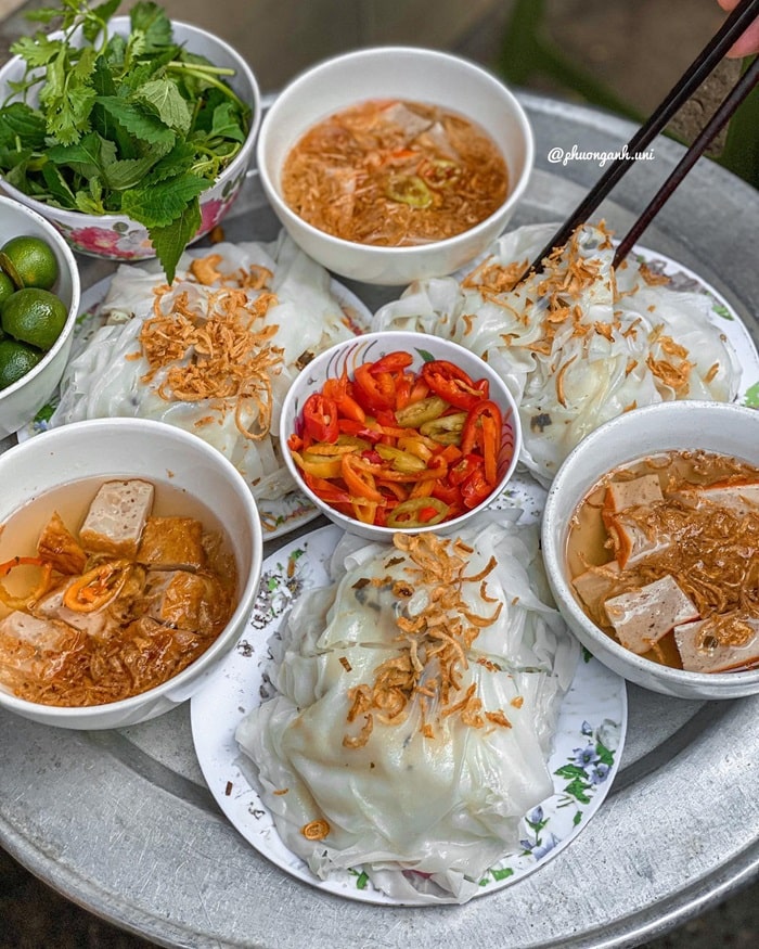 món ăn Hà Nội di sản quốc gia - Bánh Cuốn Thanh Trì