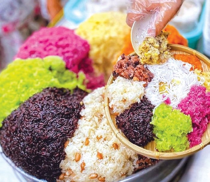 món ăn Hà Nội di sản quốc gia - Xôi Phú Thượng