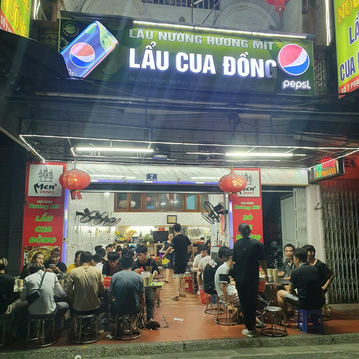 quán ăn tối ngon ở Hải Phòng - Quán Hương