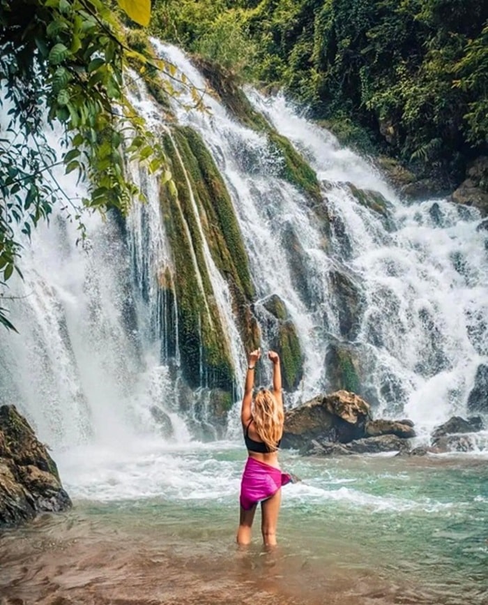 tour đạp xe Mai Châu - check in thác Gò Lào