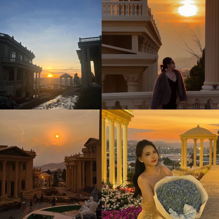 nhà hàng ngắm hoàng hôn Đà Lạt