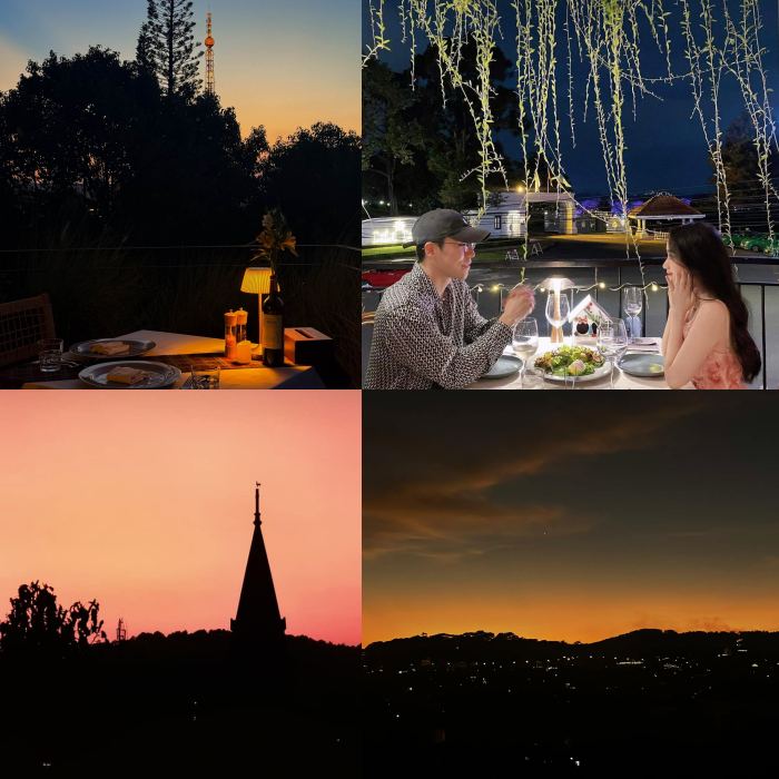 nhà hàng ngắm hoàng hôn Đà Lạt Moon Dining