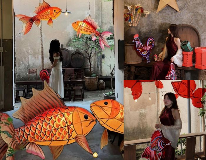 quán cafe decor Trung thu ở Sài Gòn quán cafe decor Trung thu ở Sài Gòn