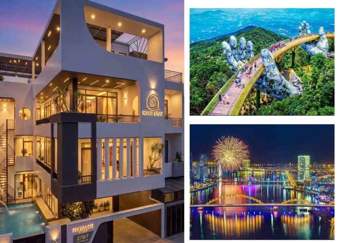 Hanami Villa nằm tại trung tâm Ngũ Hành Sơn giúp du khách dễ dàng di chuyến đến các địa điểm du lịch