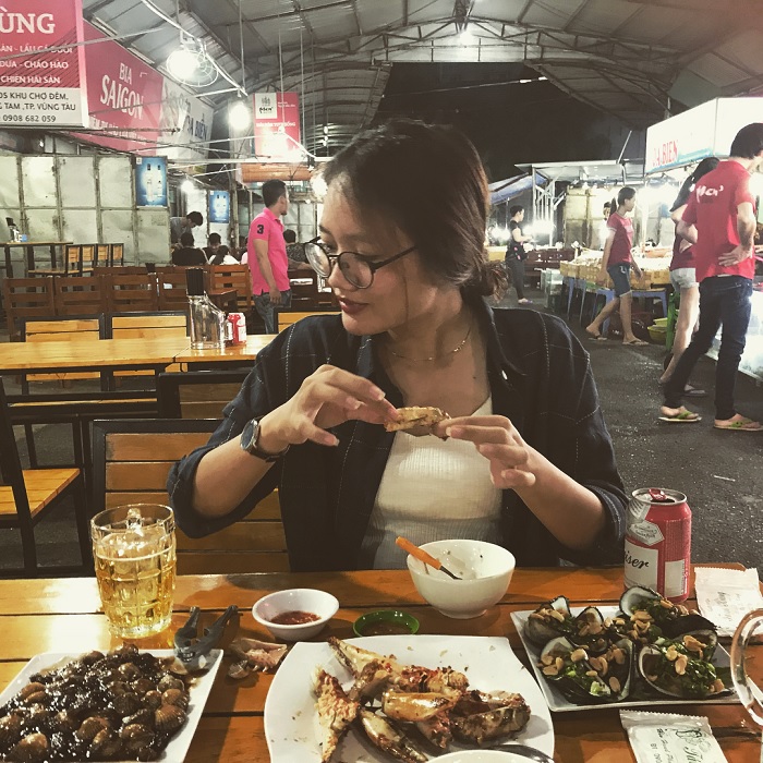 Vung Tau Night Market - An attractive tourist destination for night dining