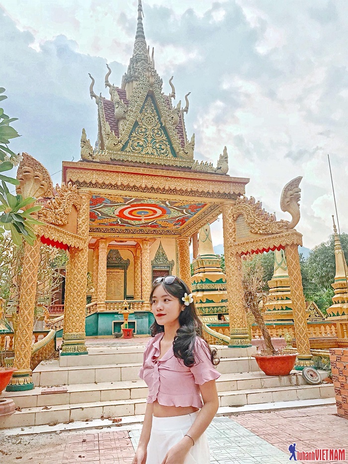 Be ecstatic at the "sweet" photo set when coming to famous tourist spots in An Giang!