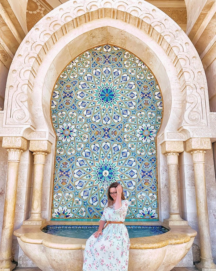 Mê mẩn trước vẻ đẹp nguy nga tráng lệ của nhà thờ Hồi giáo Hassan II