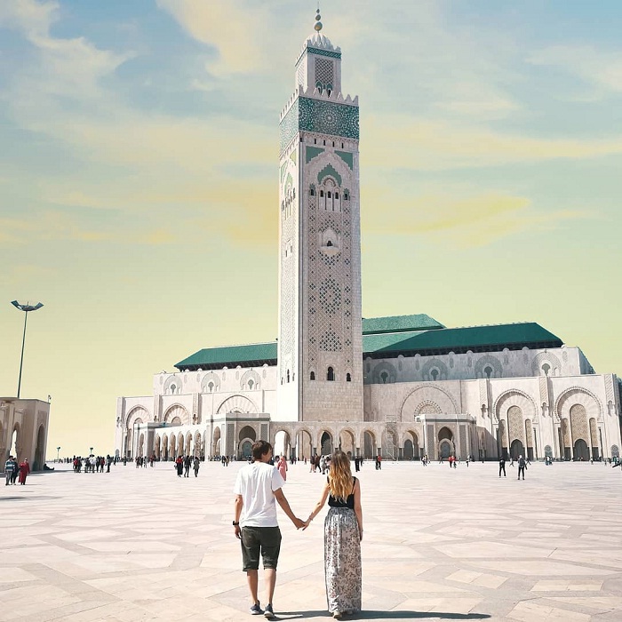 Mê mẩn trước vẻ đẹp nguy nga tráng lệ của nhà thờ Hồi giáo Hassan II