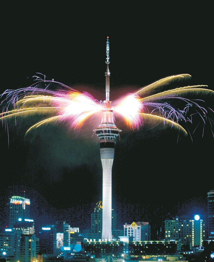 Vẻ đẹp cuốn hút của tòa tháp Sky Tower New Zealand