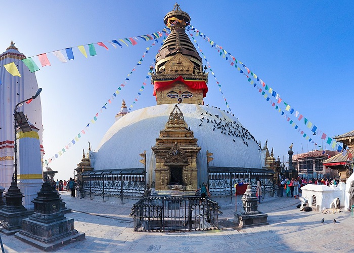 Đền thờ Swayambhunath - Địa điểm du lịch nổi tiếng ở Nepal