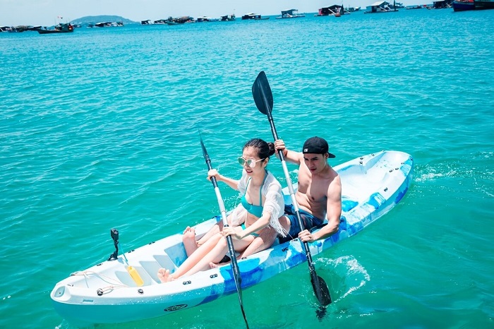 Bãi Khem Phú Quốc  - chèo thuyền kayak