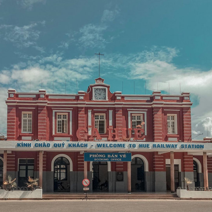 Check in Hue train station - also known as Truong Gun