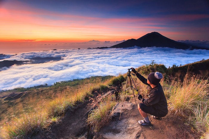 Núi Batur - một trong những ngọn núi lửa đẹp nhất ở Indonesia