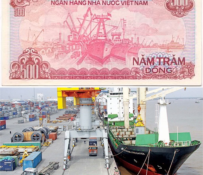 Cảng Hải Phòng - địa danh in trên đồng tiền Việt Nam 500đ