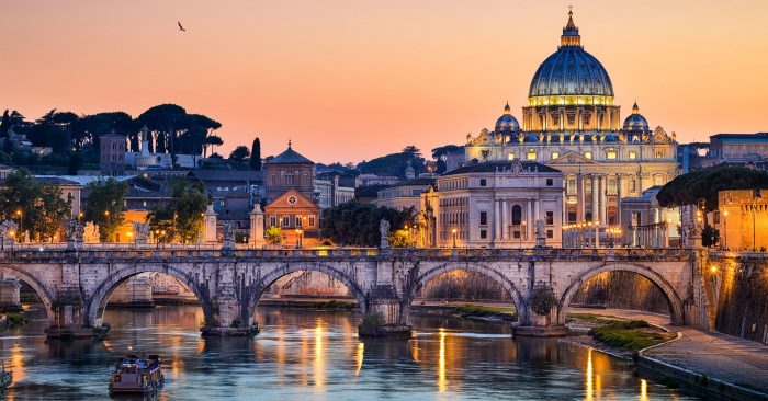 cây cầu tình yêu nổi tiếng thế giới-Milvio-Rome