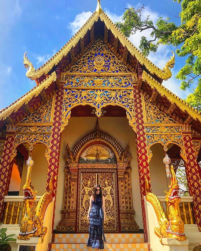 tòa nhà cổ - công trình ấn tượng tại chùa Wat Doi Suthep