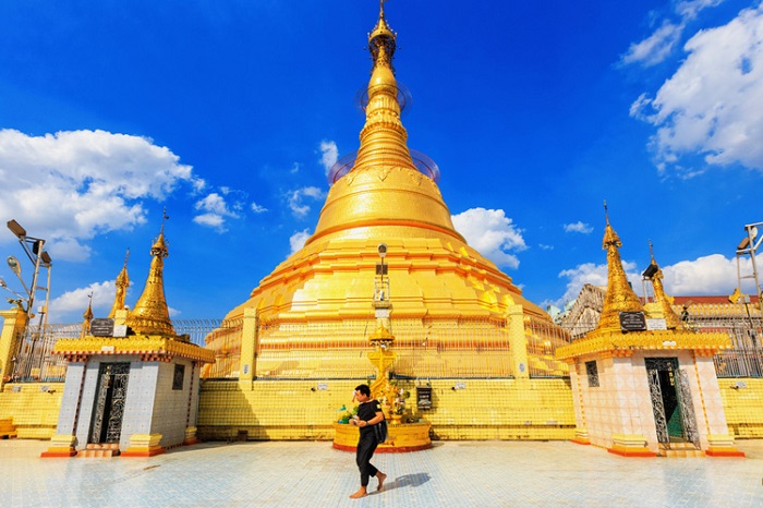 khám phá chùa Botataung Myanmar