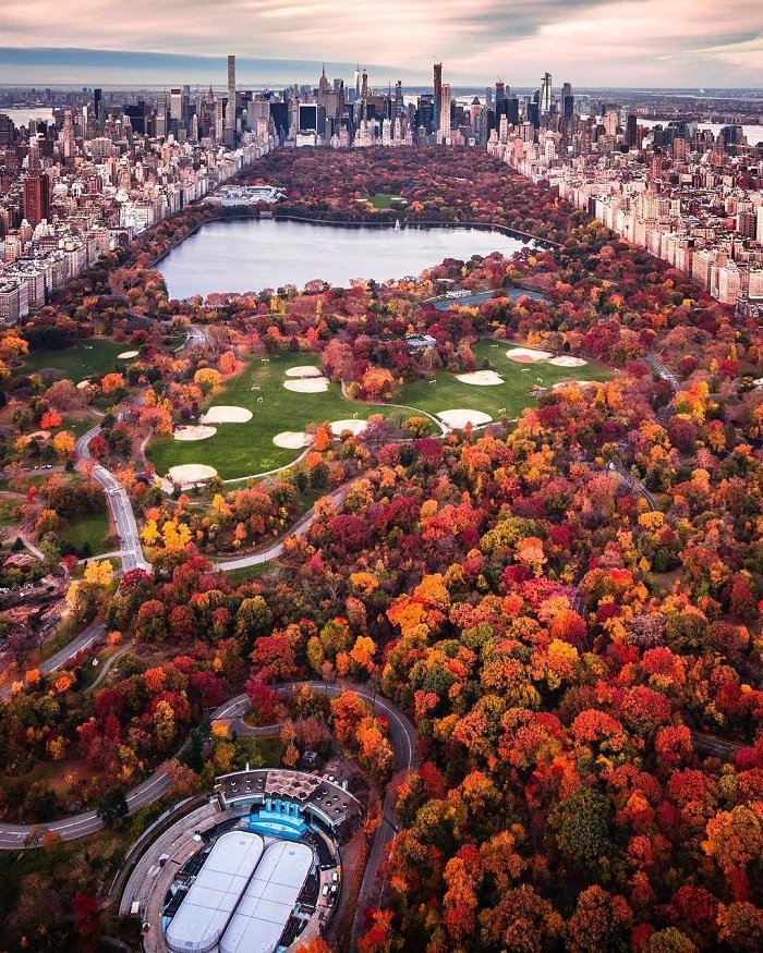 Công viên trung tâm - địa điểm du lịch nổi tiếng ở Manhattan