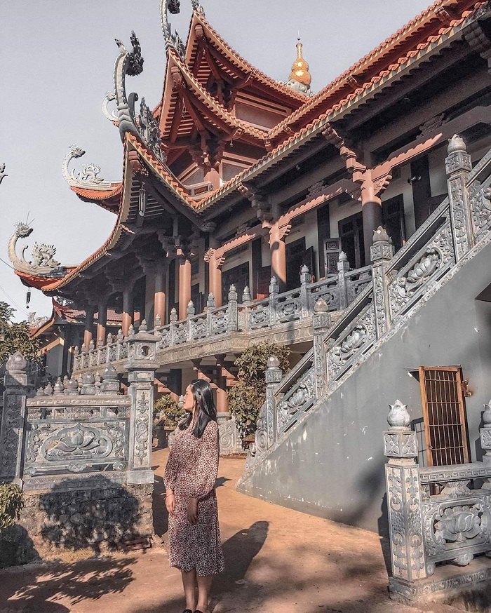 Phap Hoa Pagoda in Dak Nong attracts visitors 