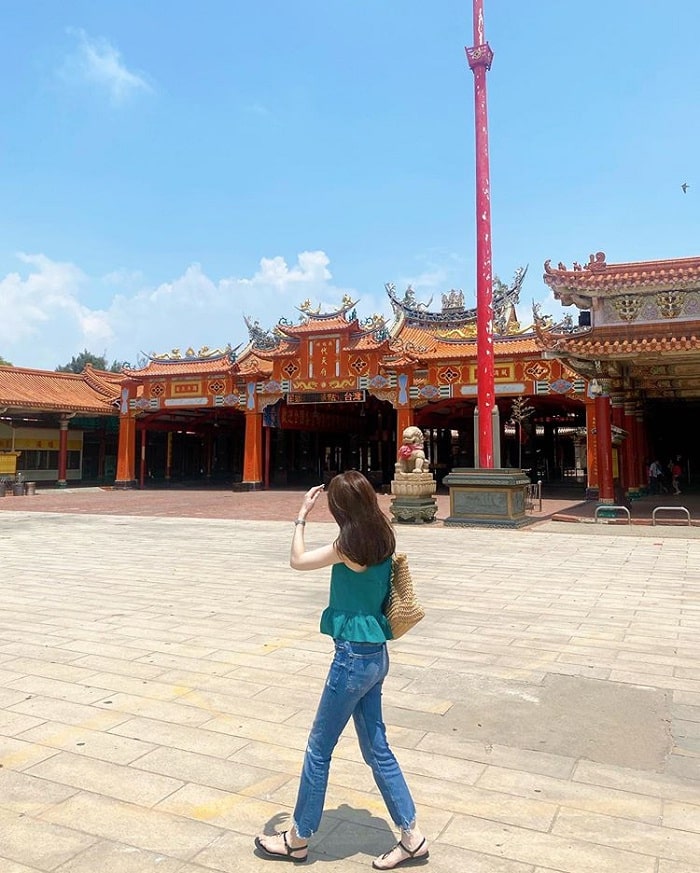 Sảnh lớn - công trình độc đáo của chùa Nankunshen